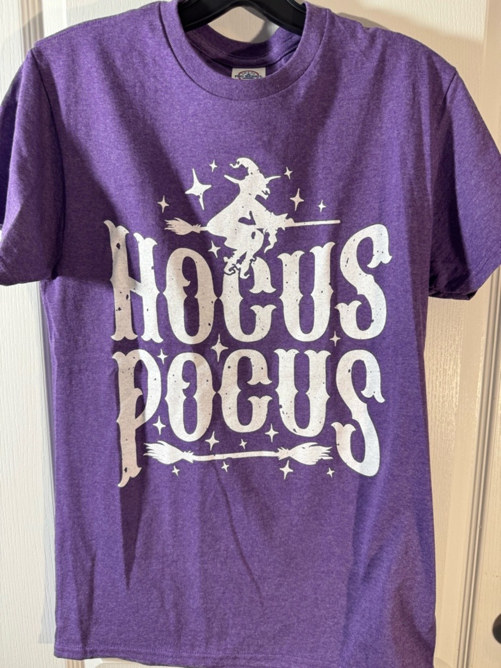 Hocus Pocus Graphic Tee — Purple with White Print